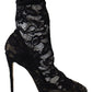 Black Lace Taormina Pumps Elegance Unleashed