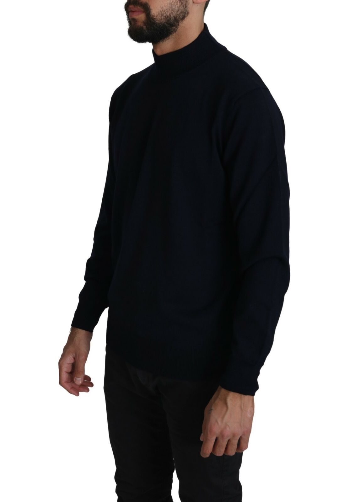 Eleganter dunkelblauer Pullover