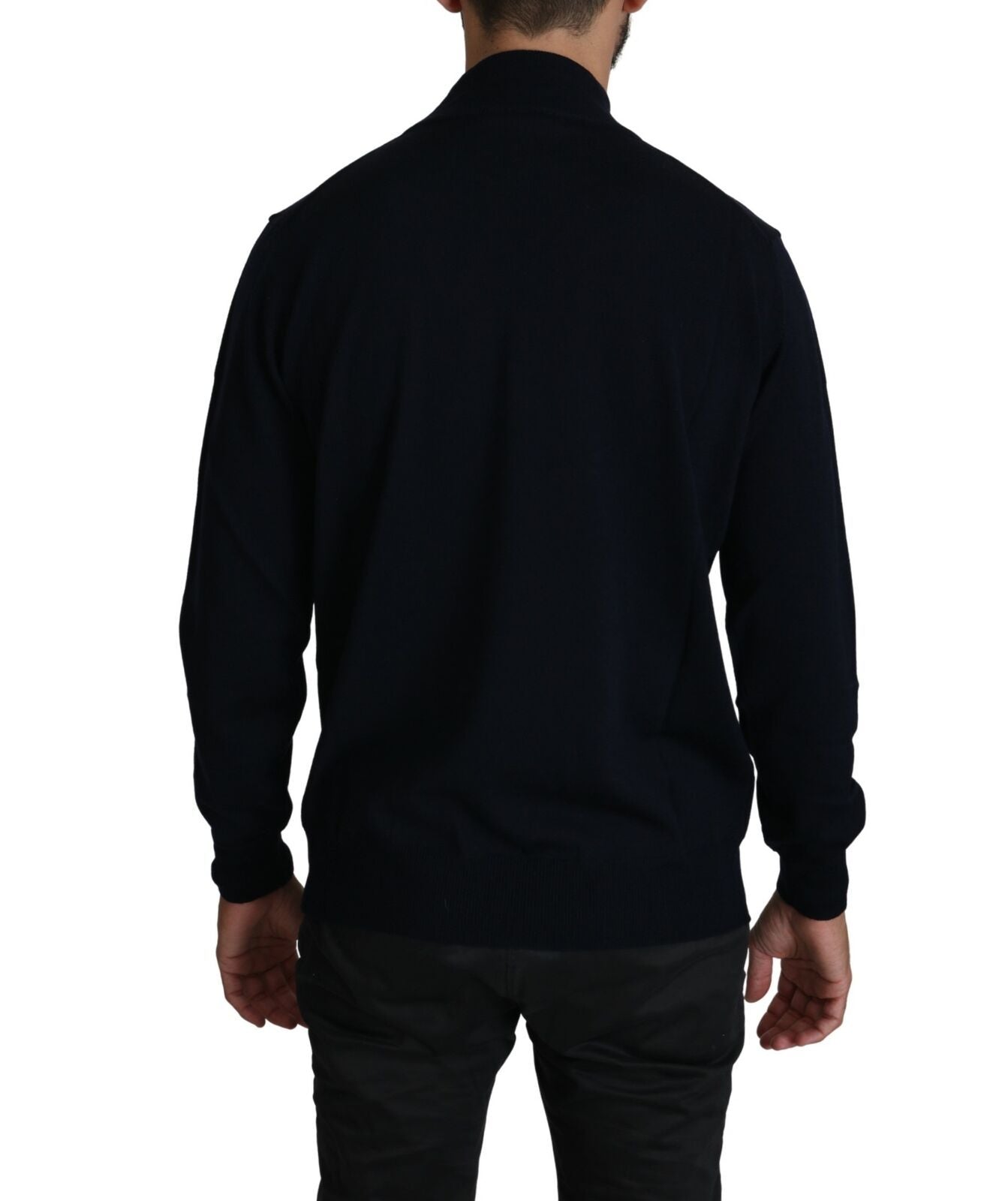 Eleganter dunkelblauer Pullover