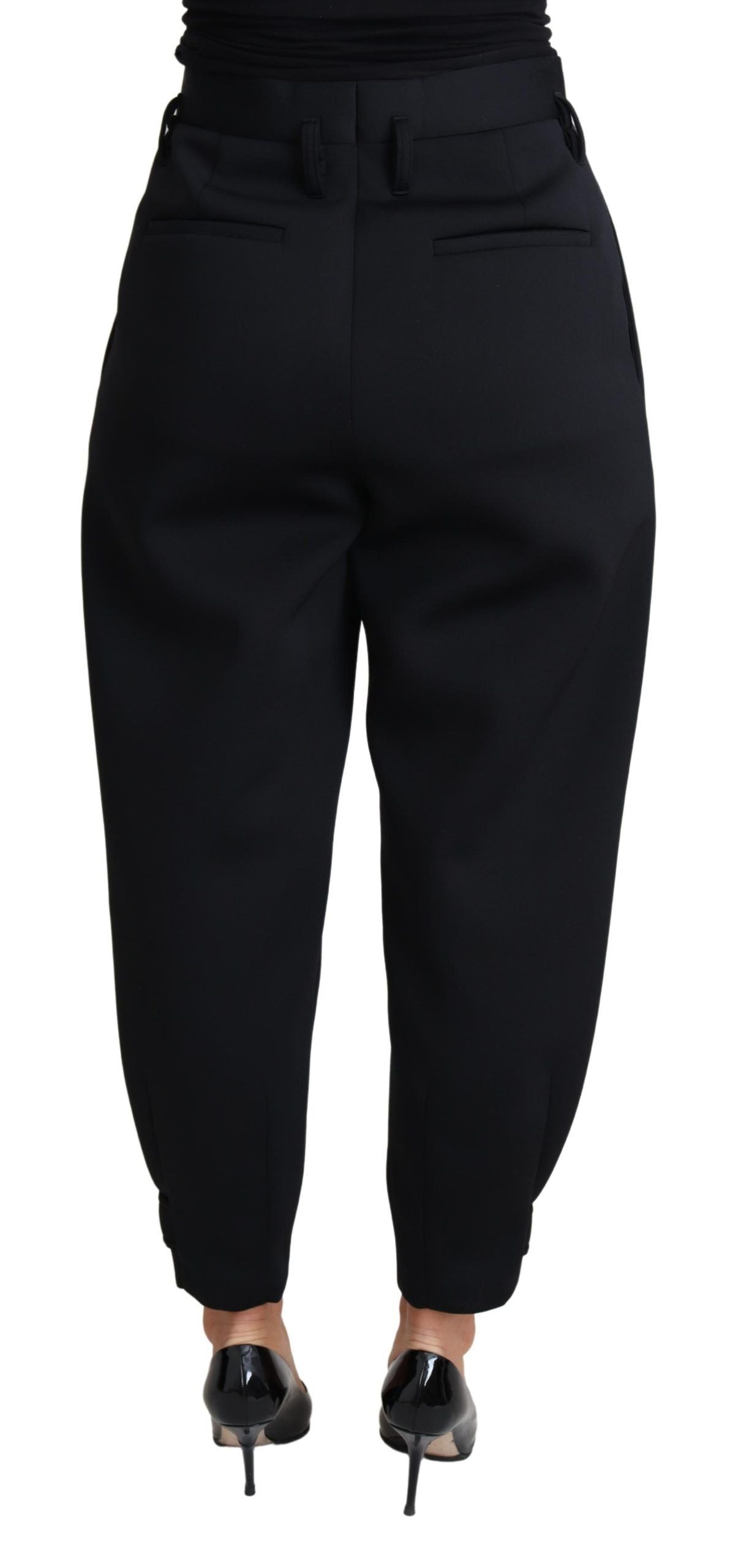 Elegante High-Waist-Cropped-Hose