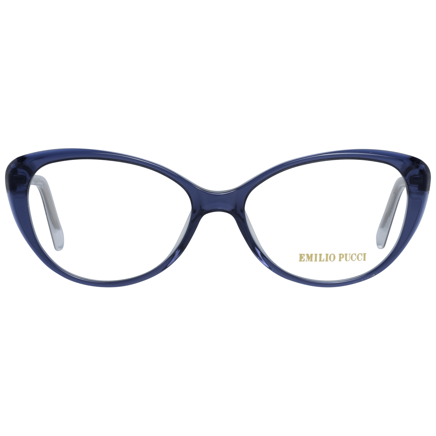 Schicke blaue Vollrand-Designer-Damenbrille