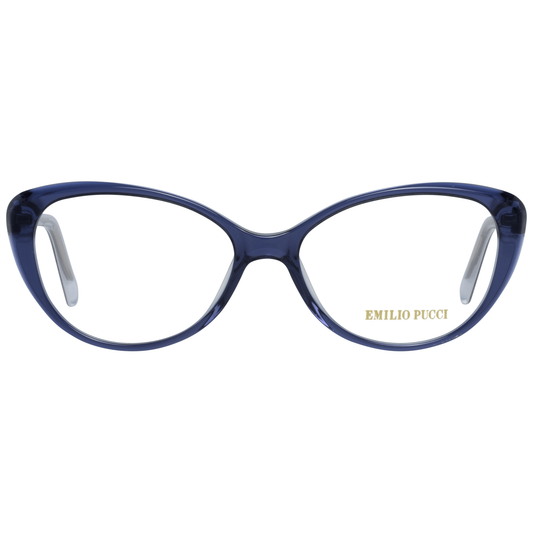 Schicke blaue Vollrand-Designer-Damenbrille