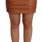 High Waist Chic Leather Skirt