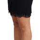 Elegant High-Waist Lace Mini Skirt