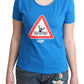 Chic Triangle Graphic Cotton Tee