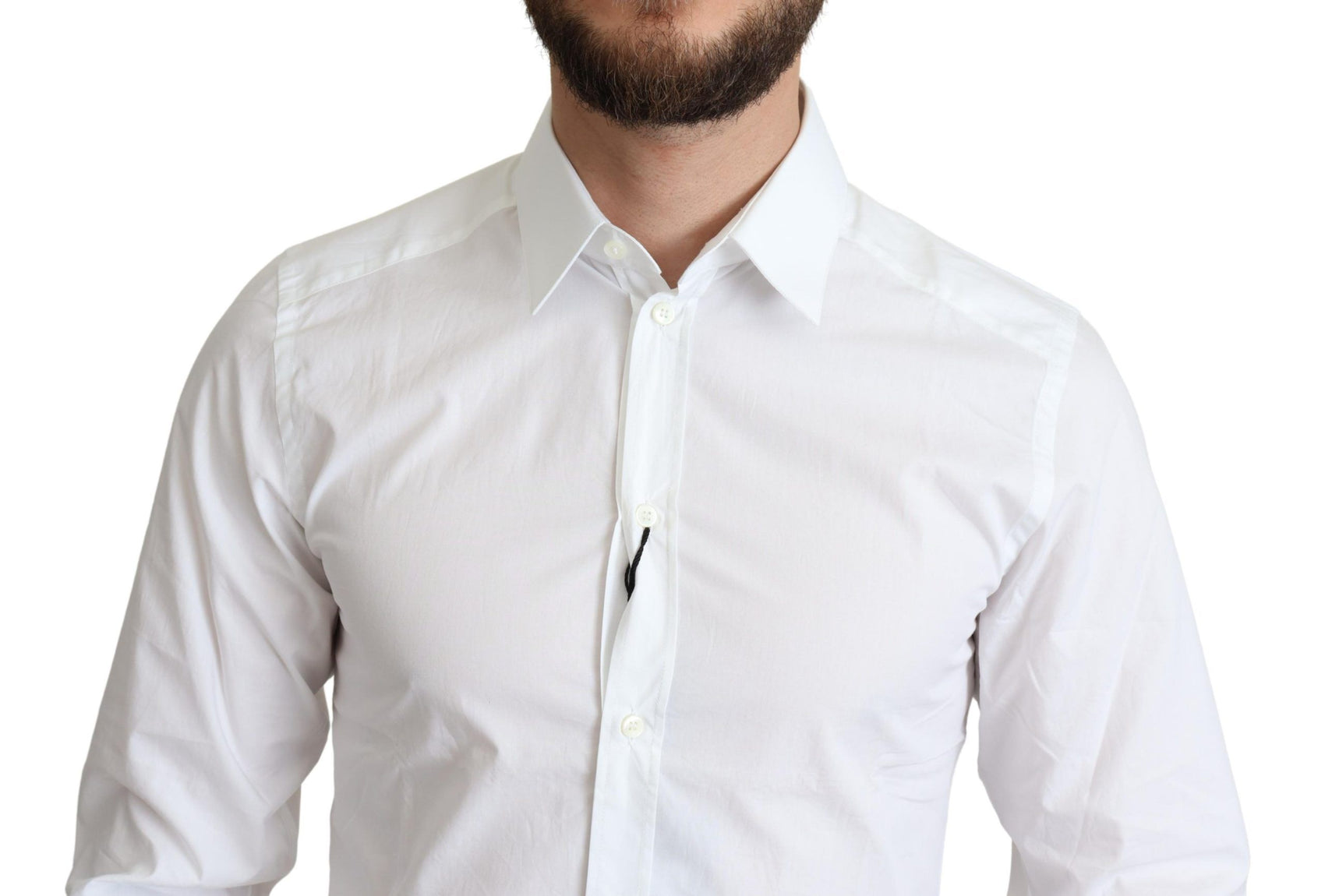 Elegante camicia in cotone bianco