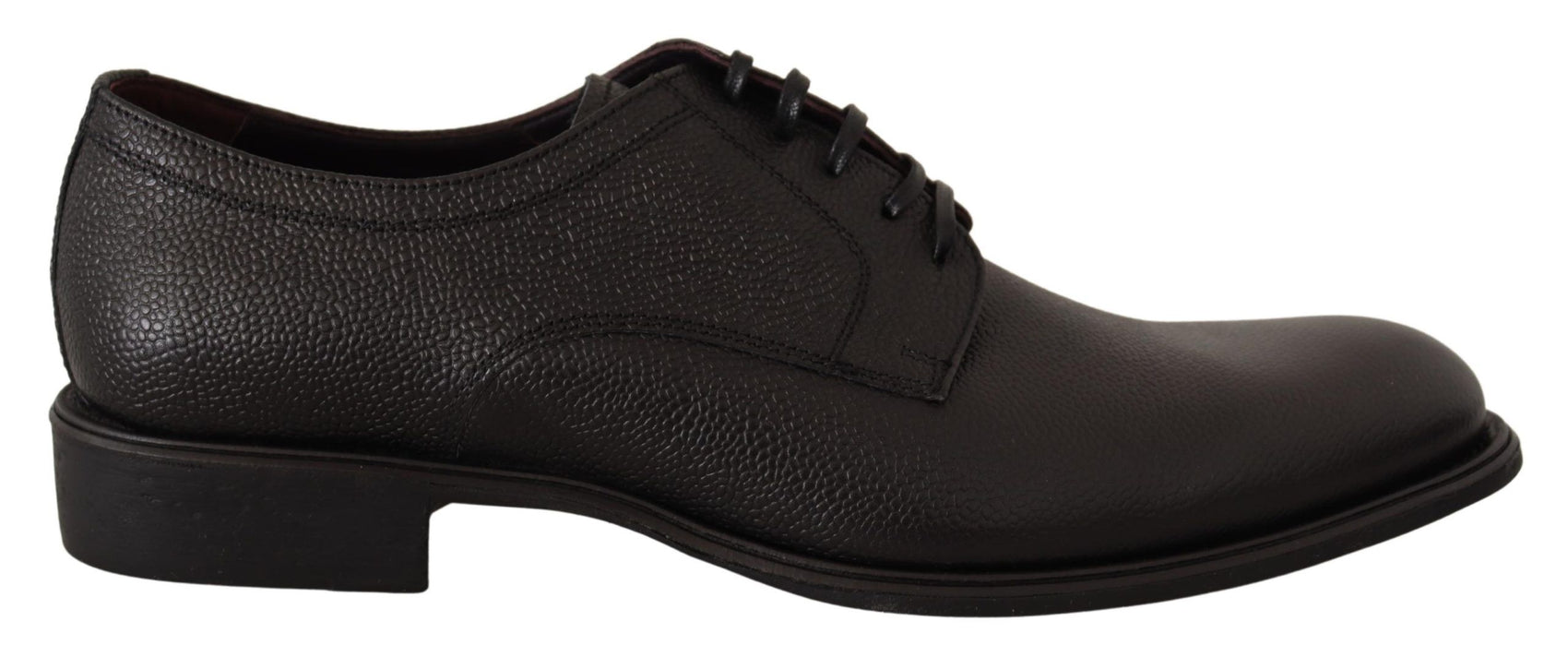 Eleganti scarpe da sera Derby in pelle nera