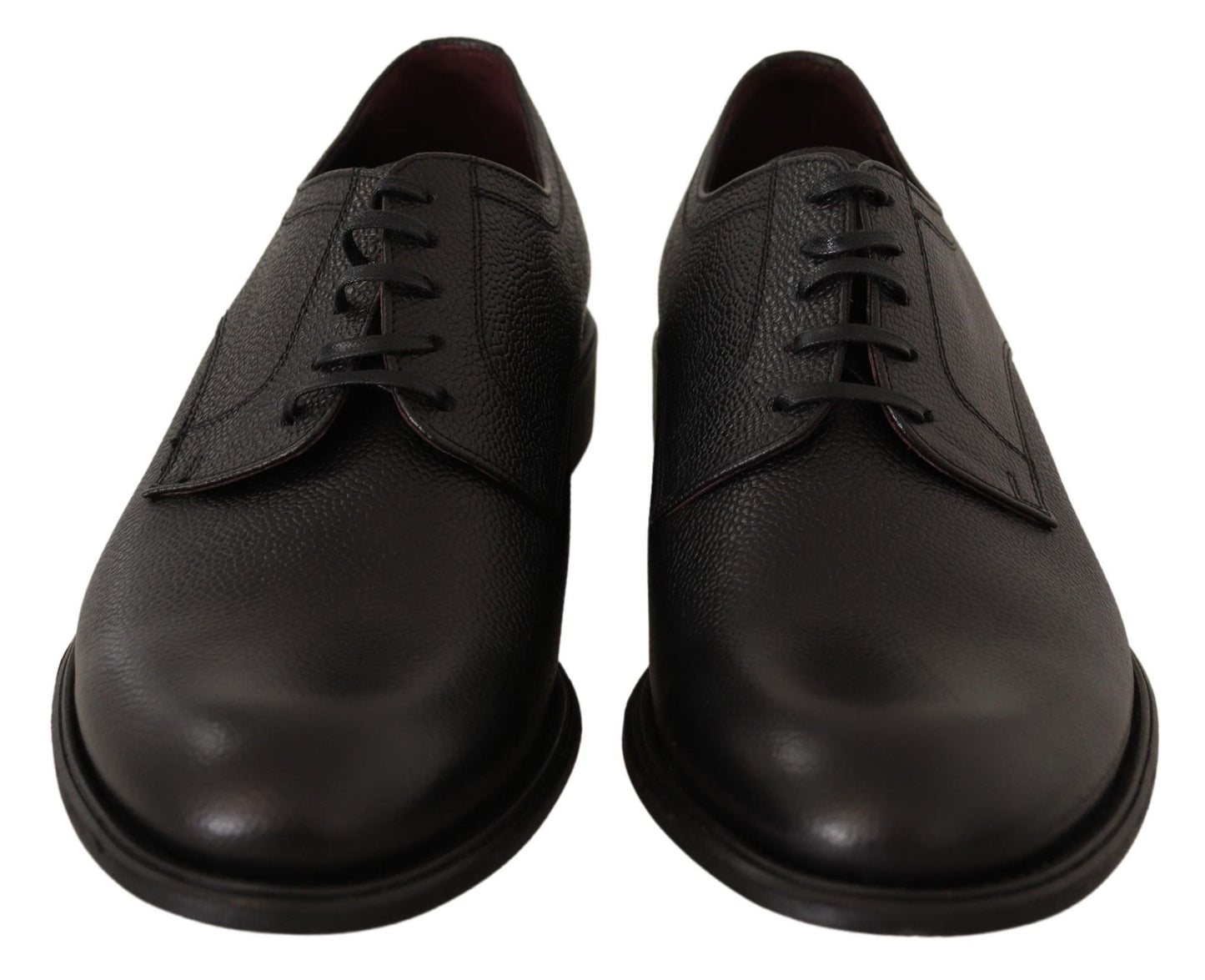 Eleganti scarpe da sera Derby in pelle nera