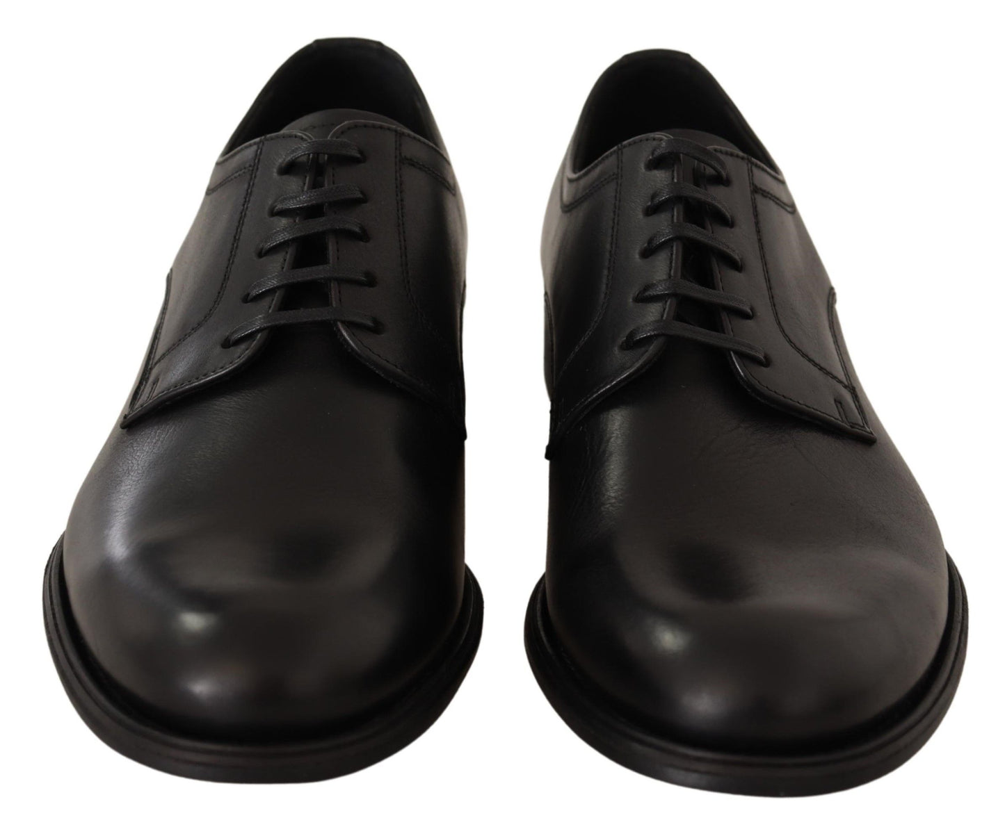 Elegante schwarze Derby-Abendschuhe