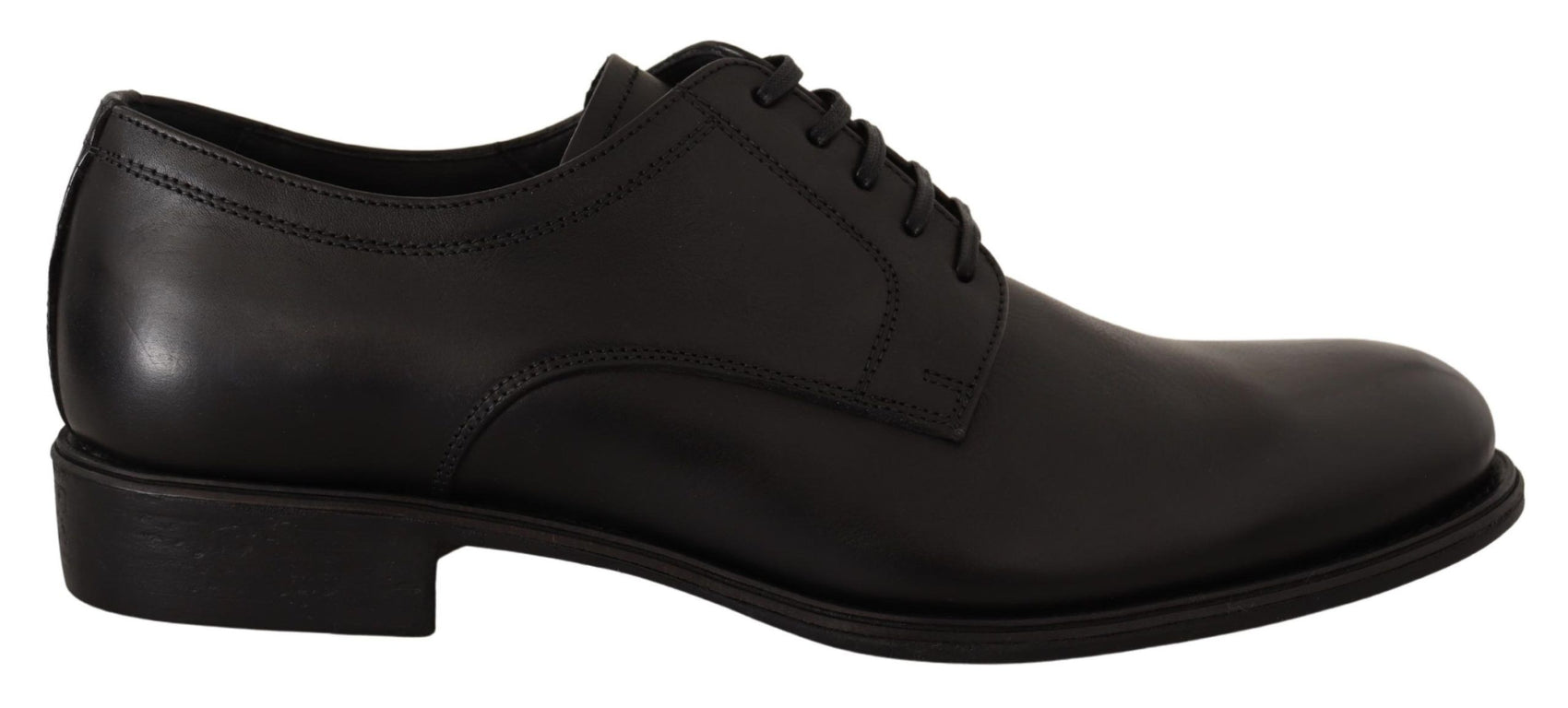 Elegante schwarze Derby-Abendschuhe