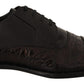 Elegante schwarze Derby Oxford Wingtips