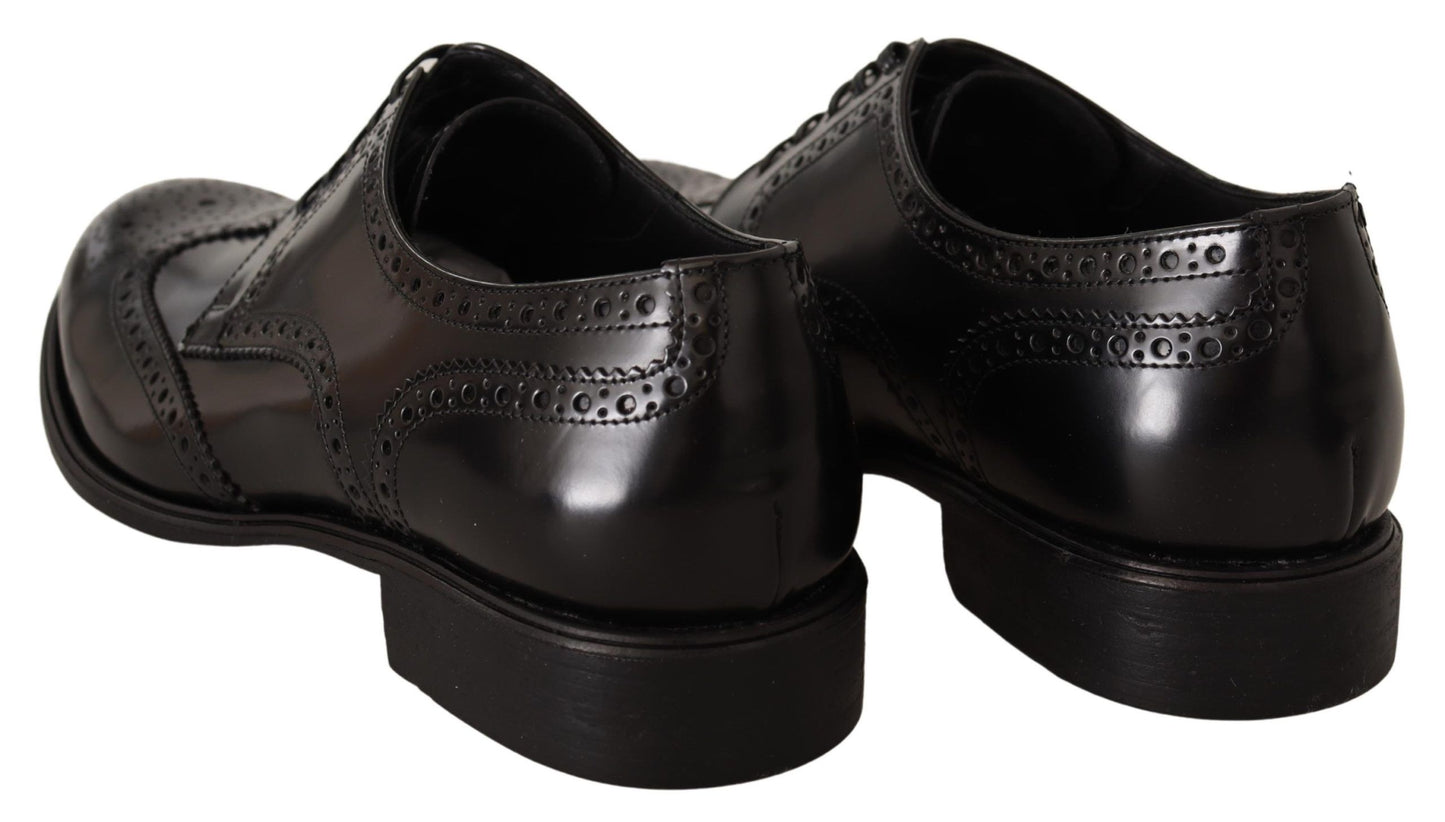 Elegante Wingtip-Derby-Oxford-Schuhe