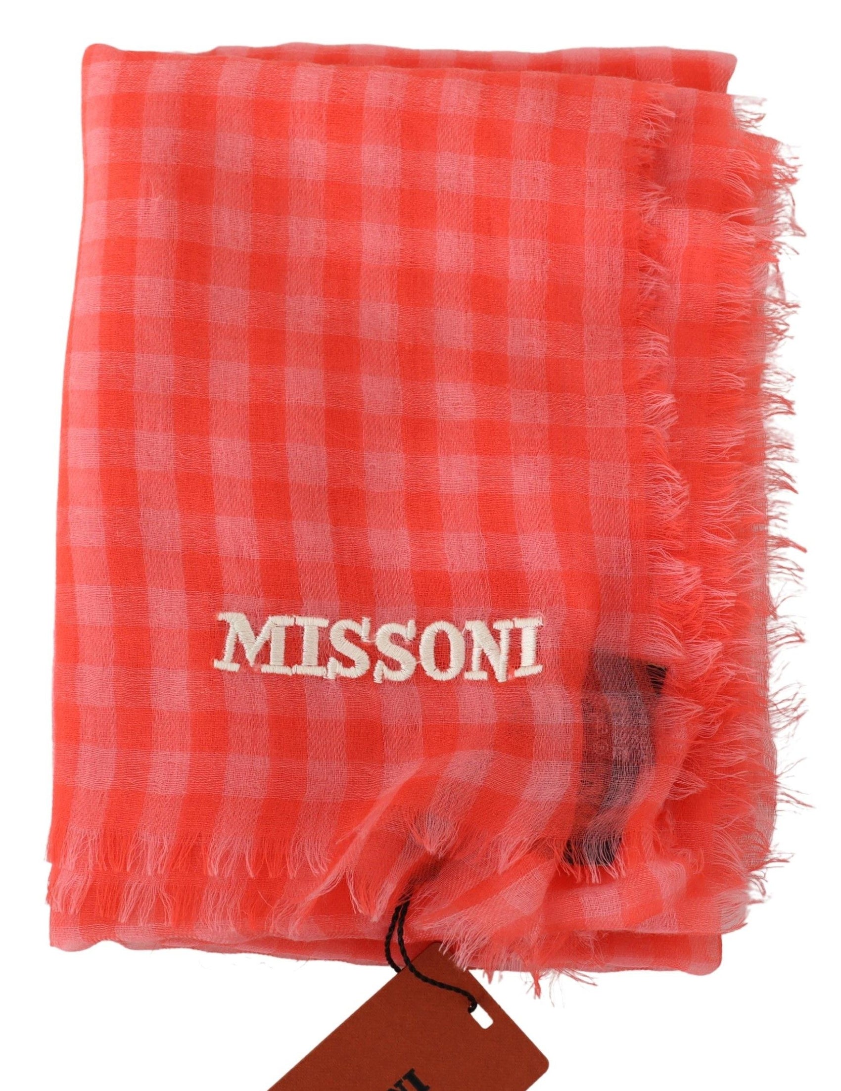 Sciarpa a quadri in cashmere di lusso