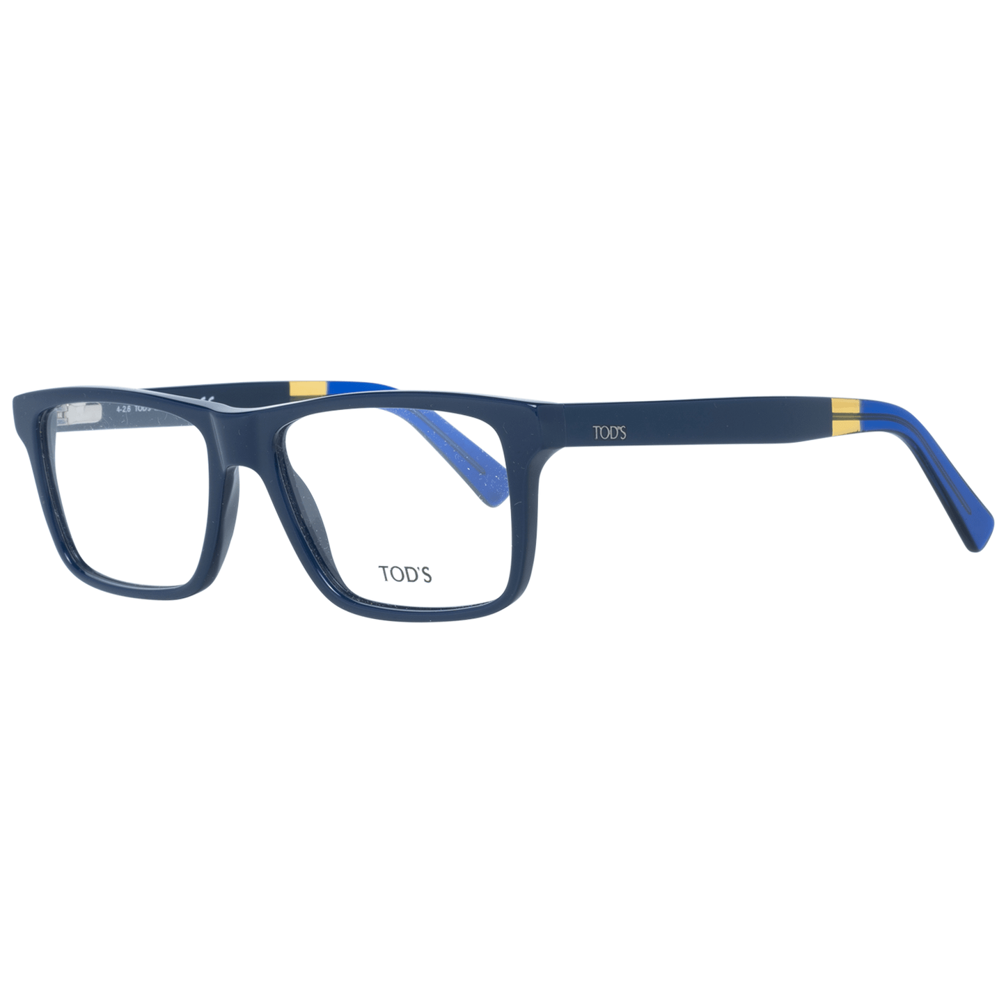 Schicke blaue rechteckige Herrenbrille