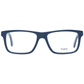 Chic Blue Rectangular Men's Eyewear