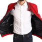 Red and Gold Bomber Designer Jacket