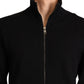 Eleganter Pullover aus Kaschmirmischung mit hohem Kragen