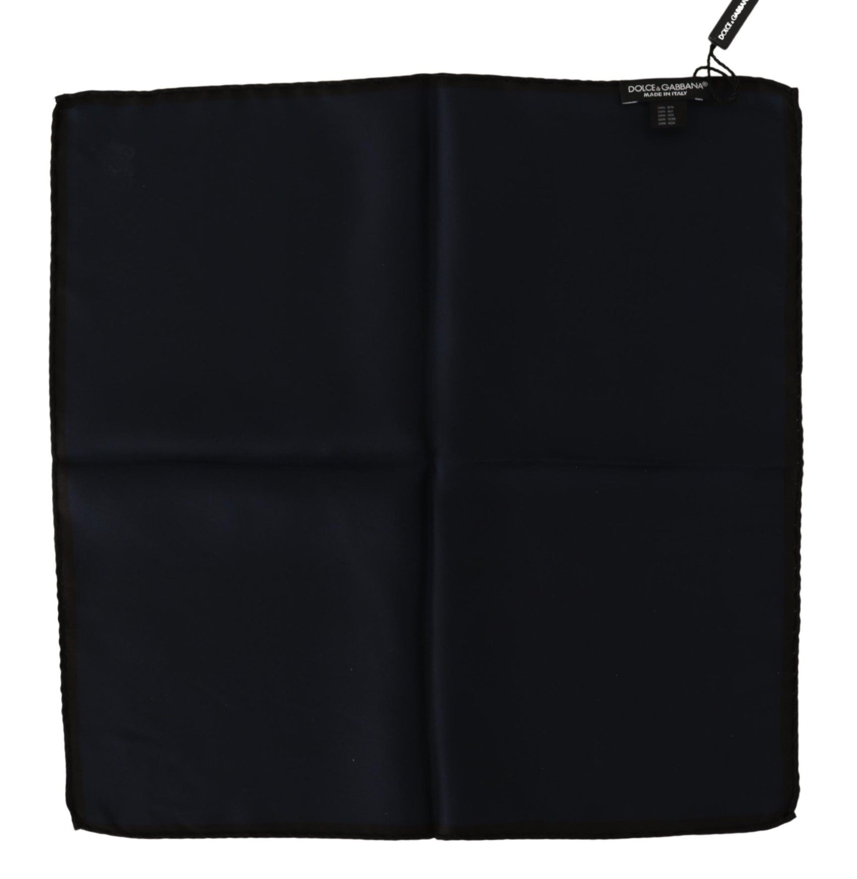 Elegante fazzoletto da taschino in seta nera