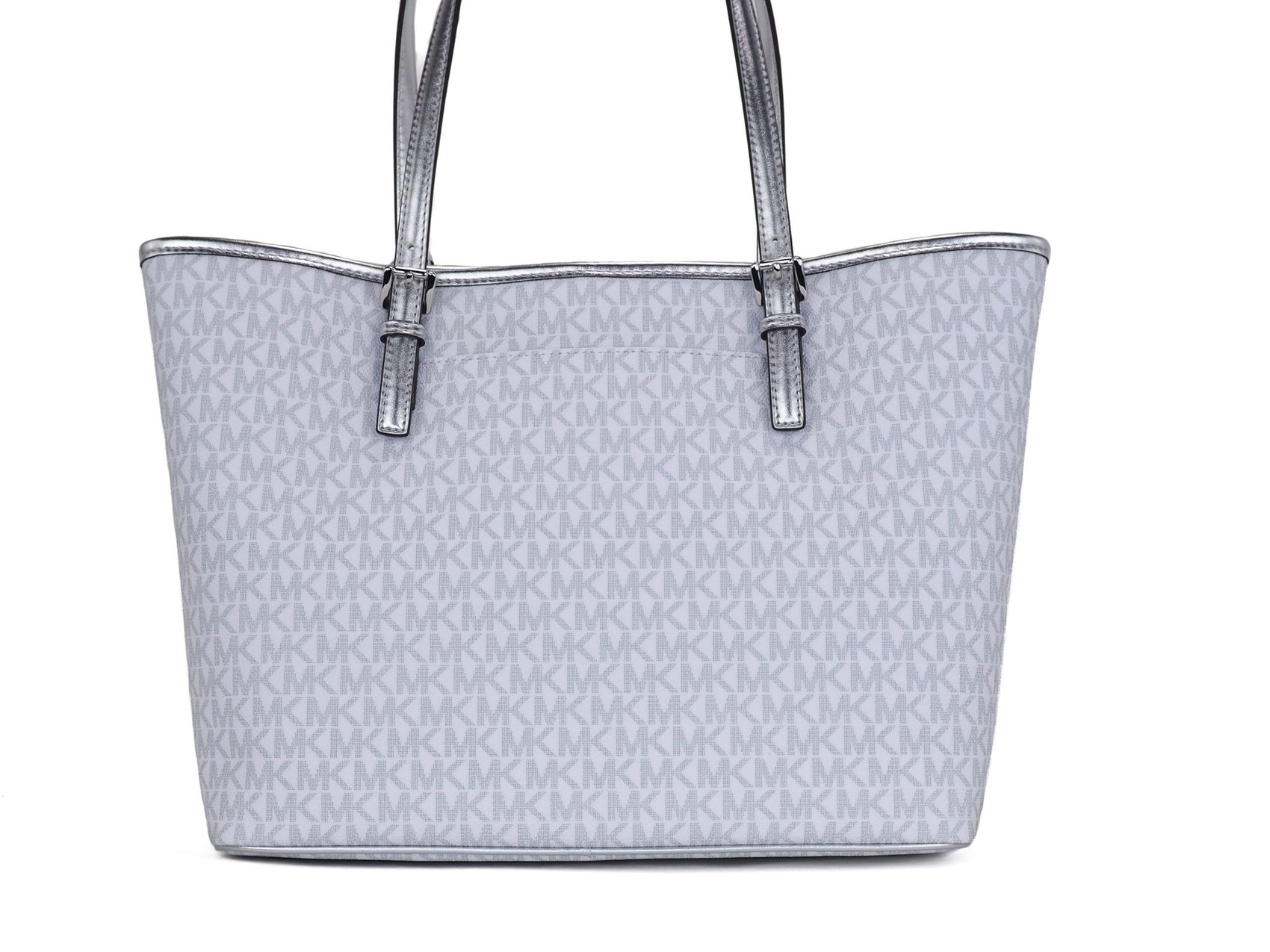Jet Set Girls Print Medium Signature PVC Tragetasche Schultertasche Tote Handtasche (Hellweiß Multi)