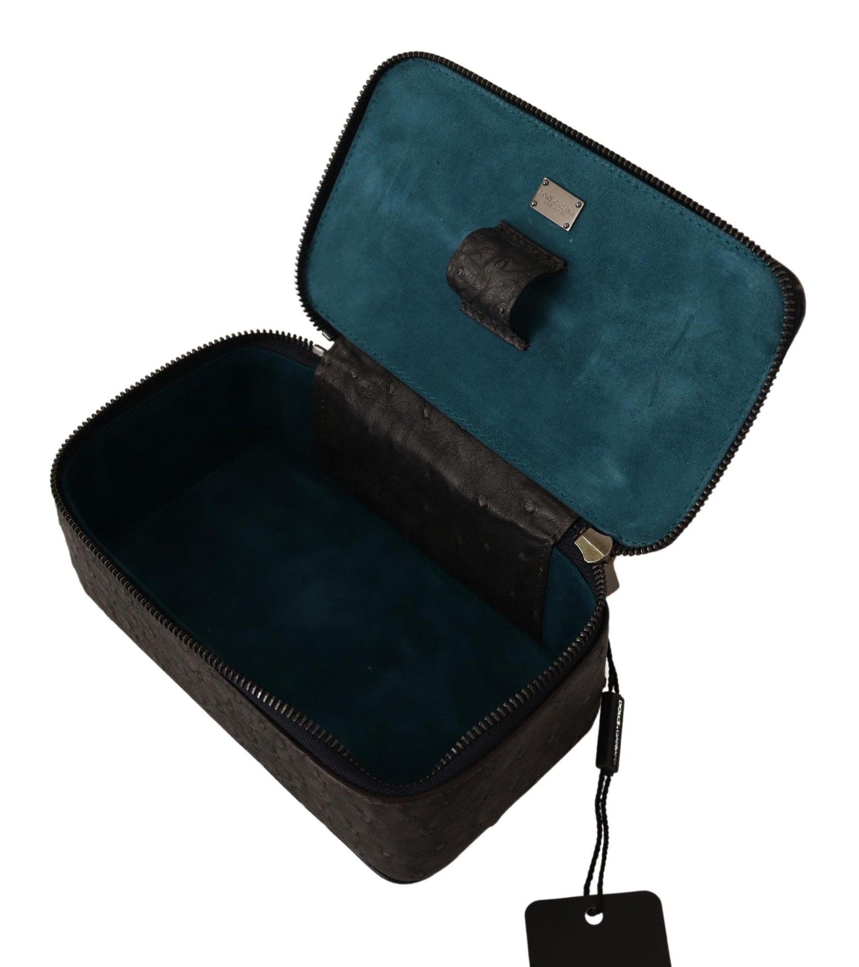 Borsa da toeletta in pelle esotica squisita