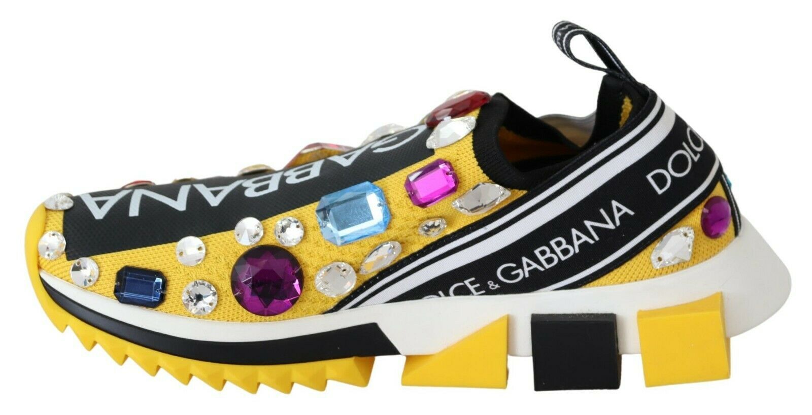 Verzierte gelbe Sorrento-Sneaker