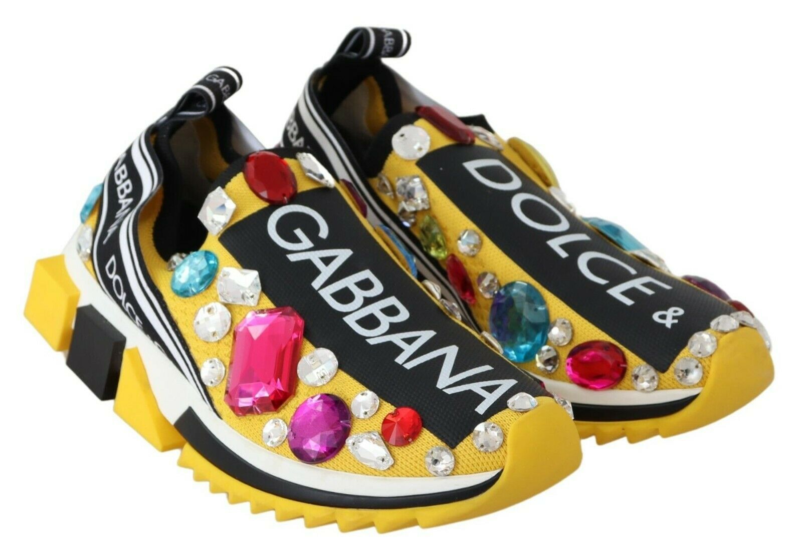 Verzierte gelbe Sorrento-Sneaker