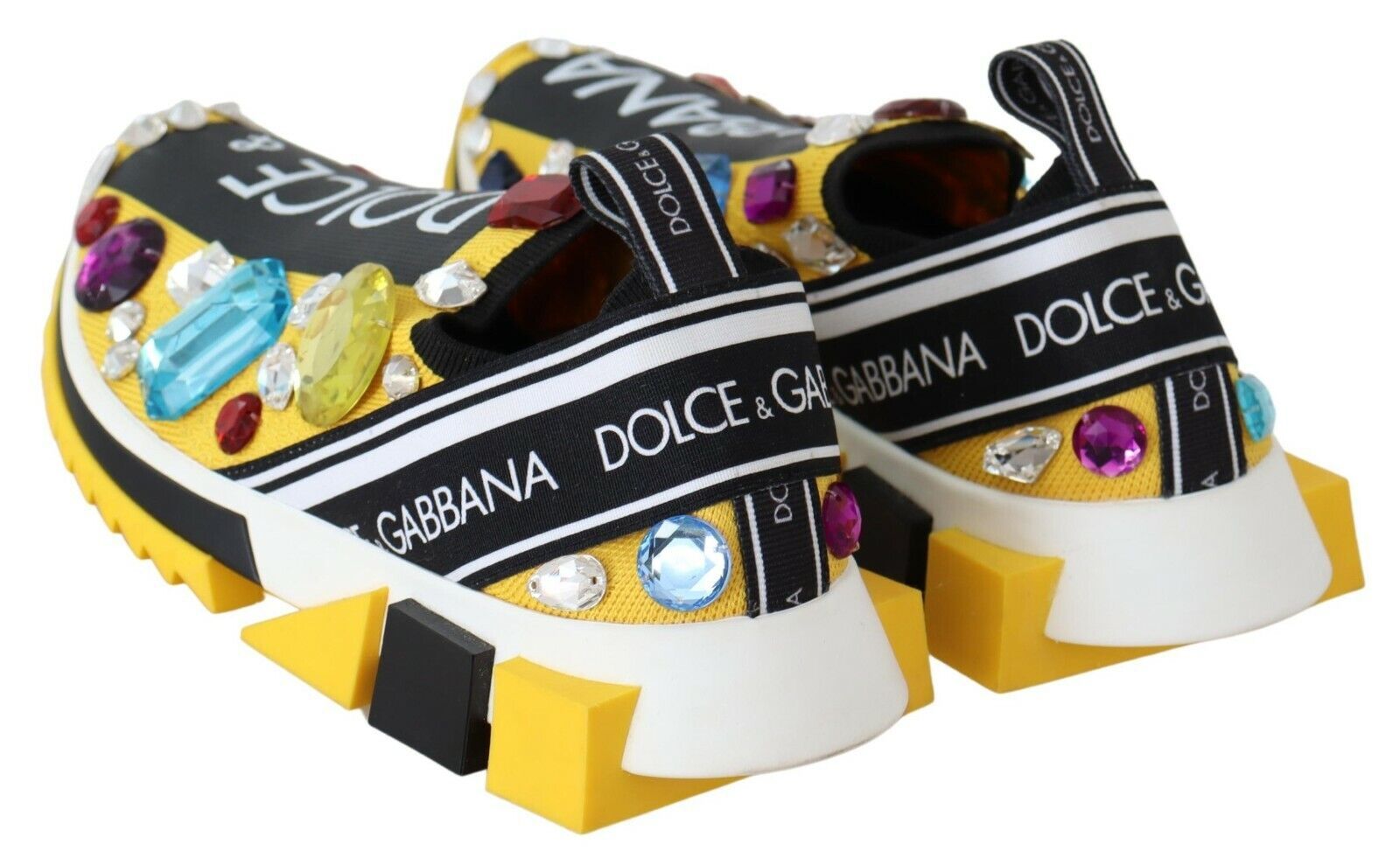 Verzierte gelbe Sorrento-Sneaker