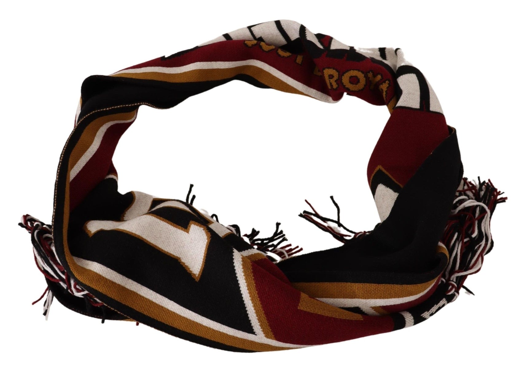 Elegante sciarpa in lana e cashmere DG King