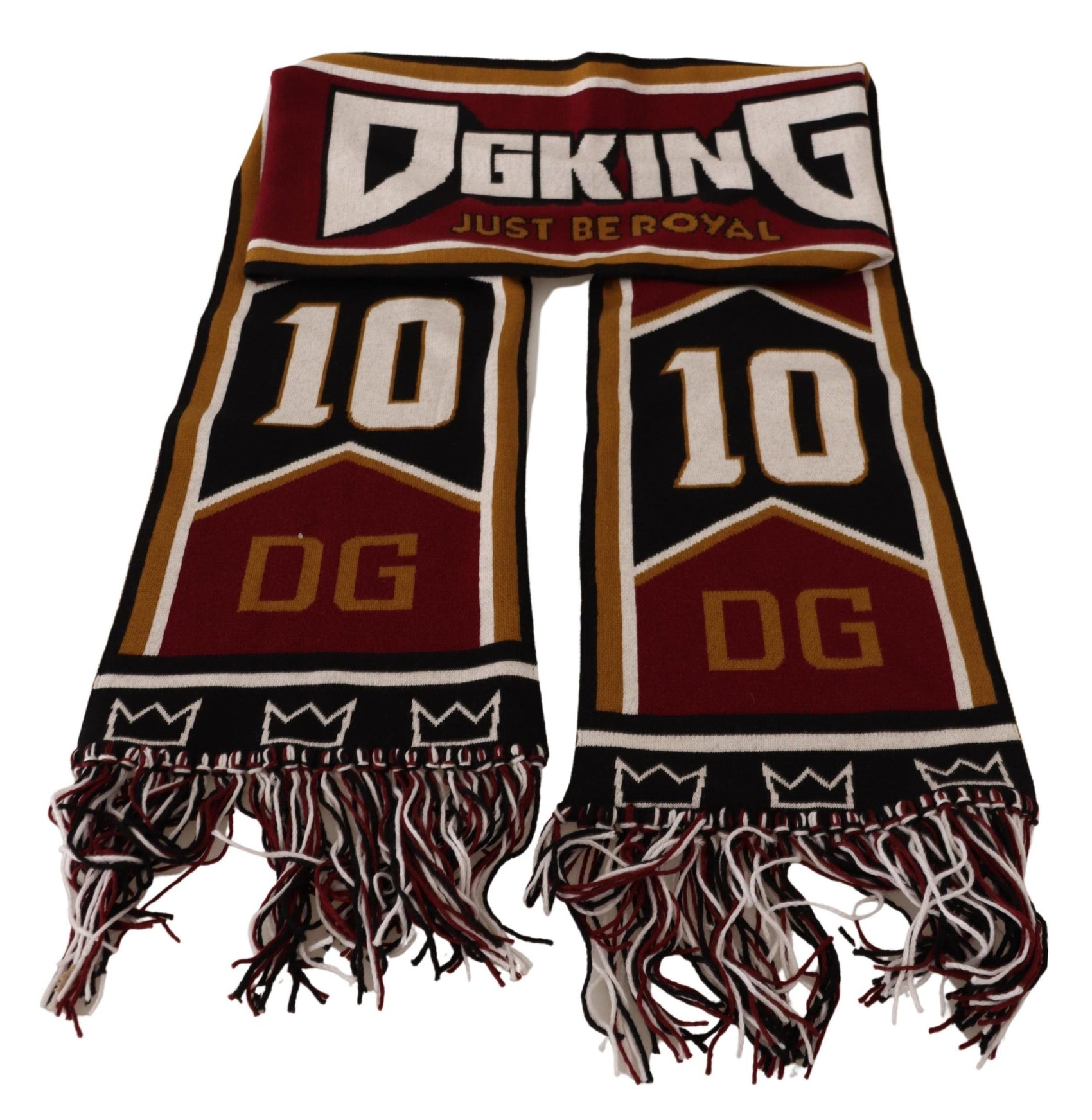 Elegante sciarpa in lana e cashmere DG King
