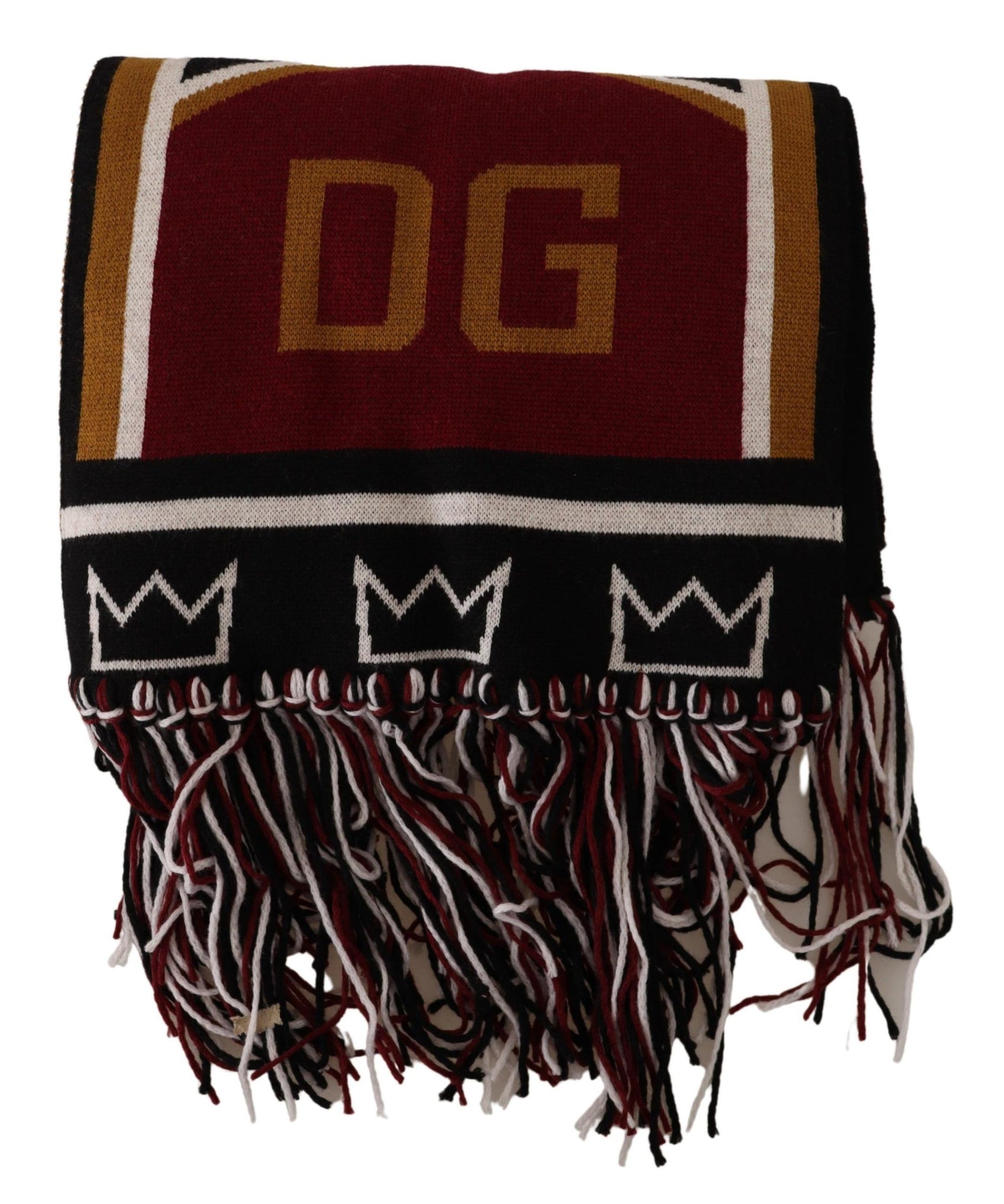 Elegante sciarpa in lana e cashmere DG King