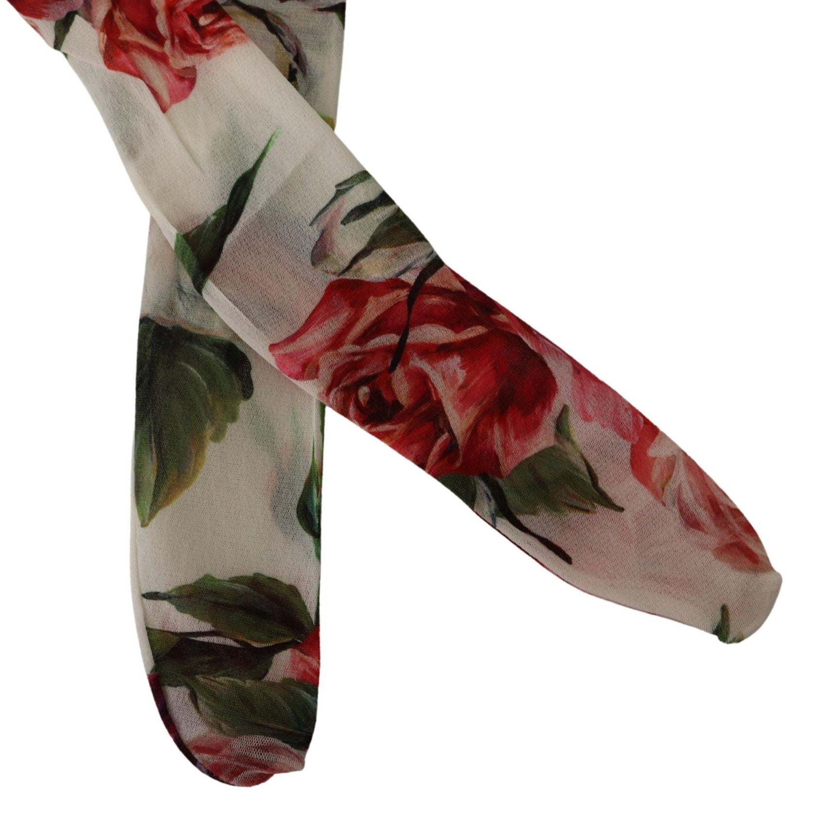 Italienische Nylonstrumpfhose „Blumeneleganz“