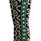 Pantaloni della tuta in misto lana incisi
