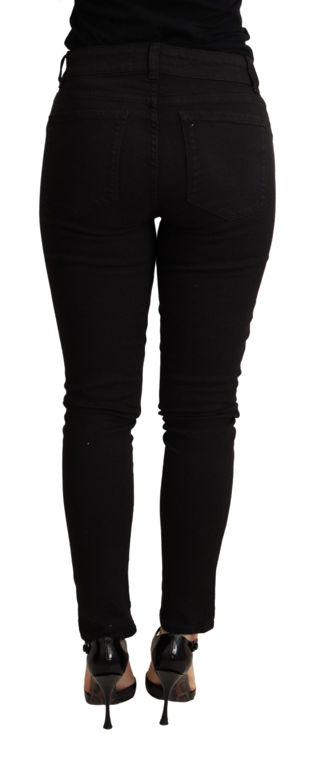 Eleganti jeans skinny neri slim