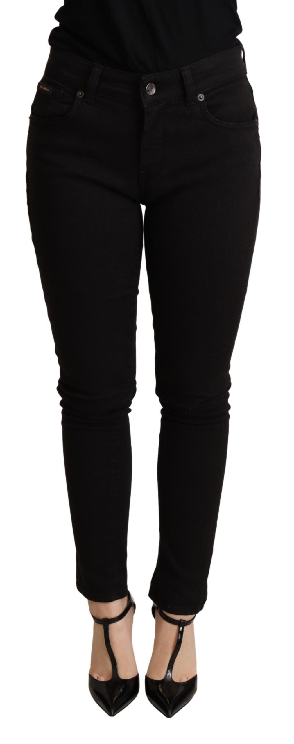 Eleganti jeans skinny neri slim