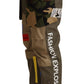 Pantaloni cargo chic multicolor con toppe