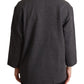 Schicker grauer bestickter Baumwollpullover