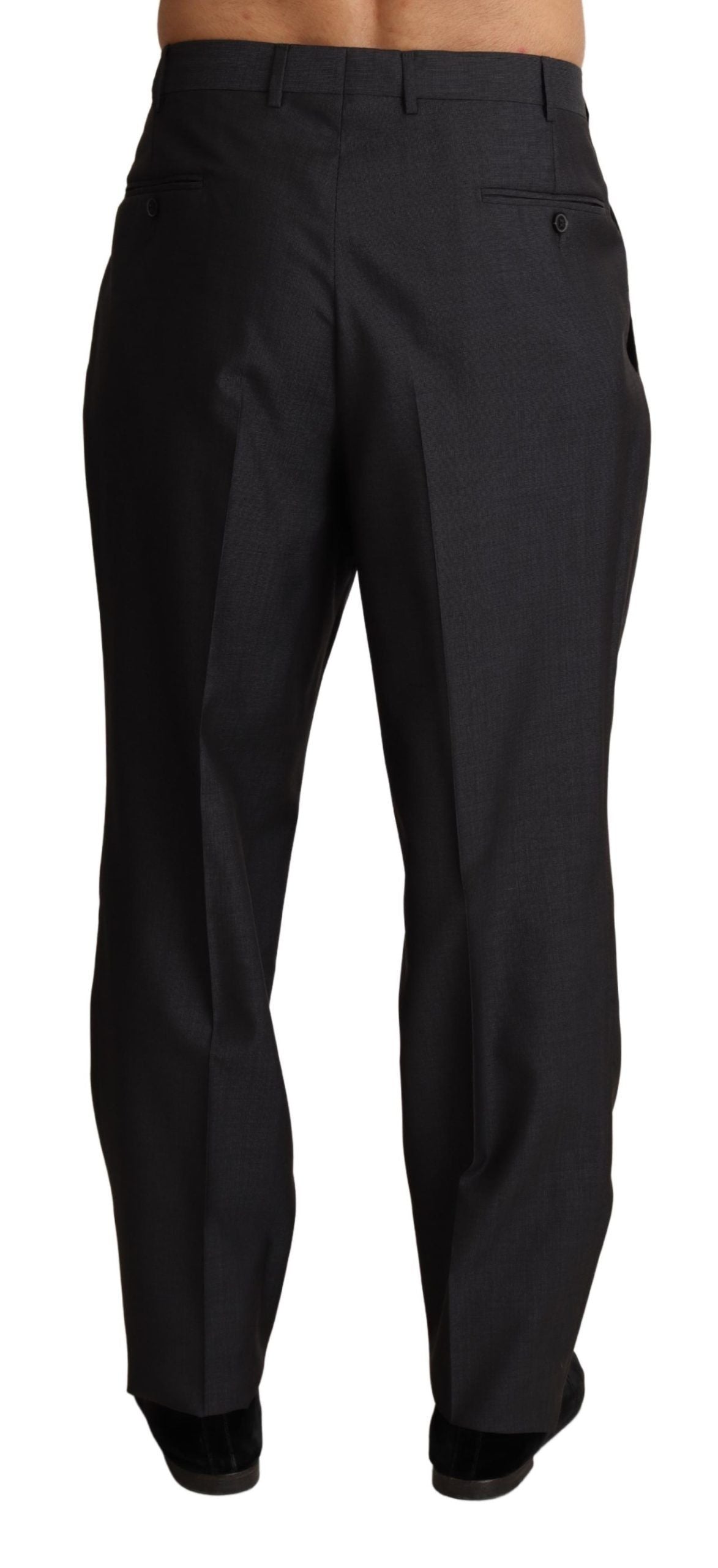 Elegante graue Skinny-Hose