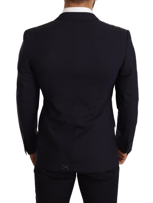 Eleganter marineblauer Martini-Blazer von Renowned Tailors