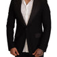 Elegant Slim Fit Black Blazer Jacket