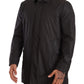 Elegant Black Trench Coat for Sophisticated Men