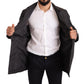 Elegant Black Trench Coat for Sophisticated Men