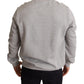 Regal Crown Baumwollpullover - Anspruchsvolles Grau
