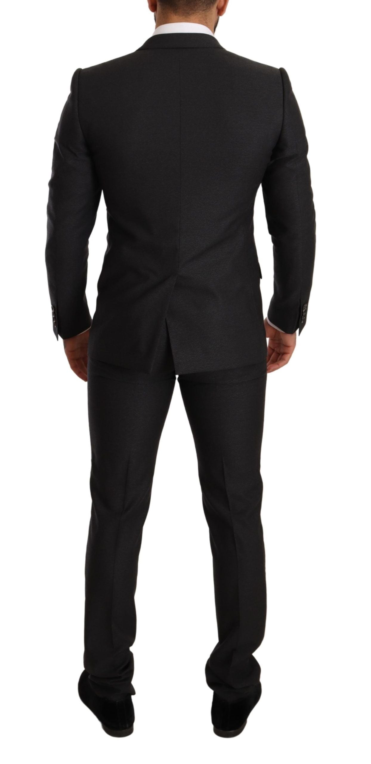 Elegante abito grigio in lana Martini
