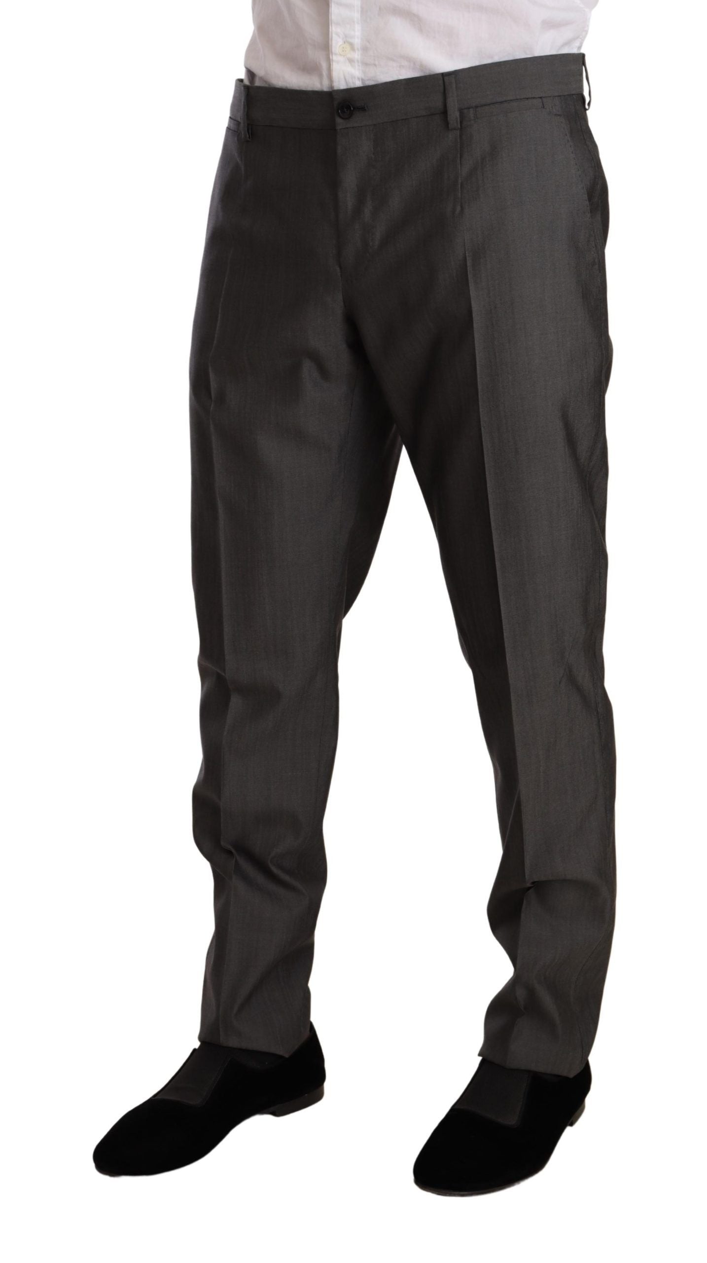Elegante abito Martini slim fit in lana e seta