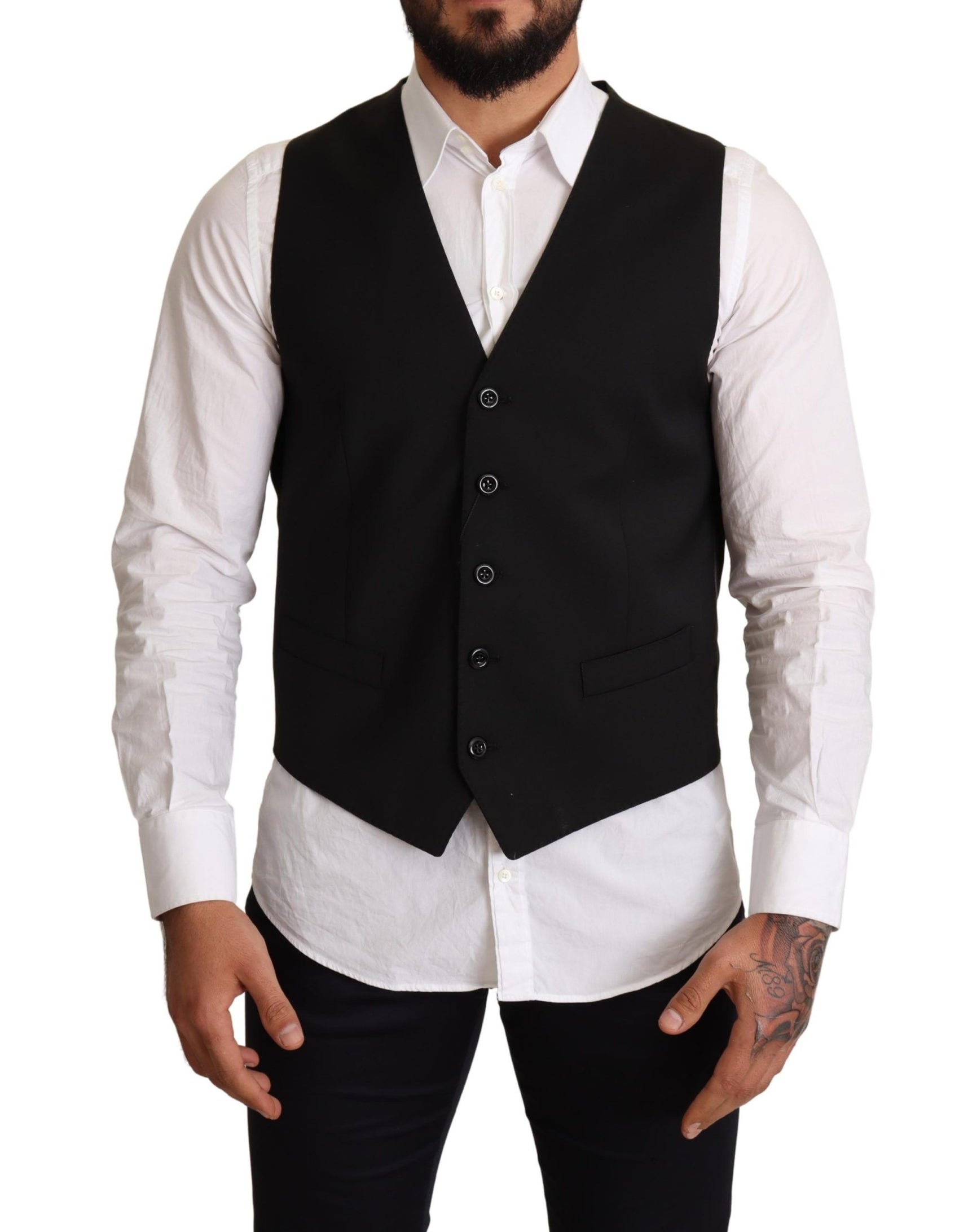 Elegante gilet nero formale