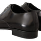 Elegant Black Leather Derby Shoes