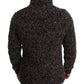 Eleganter gesprenkelter Rollkragenpullover aus Wollmischung