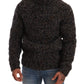 Eleganter gesprenkelter Rollkragenpullover aus Wollmischung