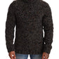 Eleganter gesprenkelter Rollkragenpullover aus Wollmischung