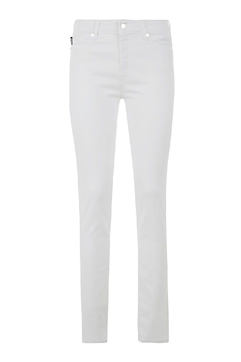 Weiße Damenjeans aus Baumwolle